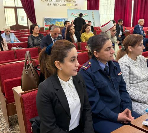 КОНФЕРЕНСИЯИ ИЛМИЮ АМАЛИИ ҶУМҲУРИЯВИИ ИСТИҚЛОЛ, ЗАБОНҲОИ МОДАРӢ ВА АРҶГУЗОРӢ БА ОНҲО» БАХШИДА БА РӮЗИ БАЙНАЛМИЛАЛИИ ЗАБОНИ МОДАРӢ image 4